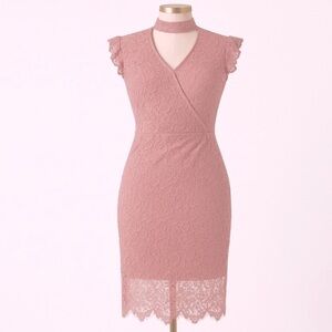 BAR lll Lace Pink Dress l SIZE XS